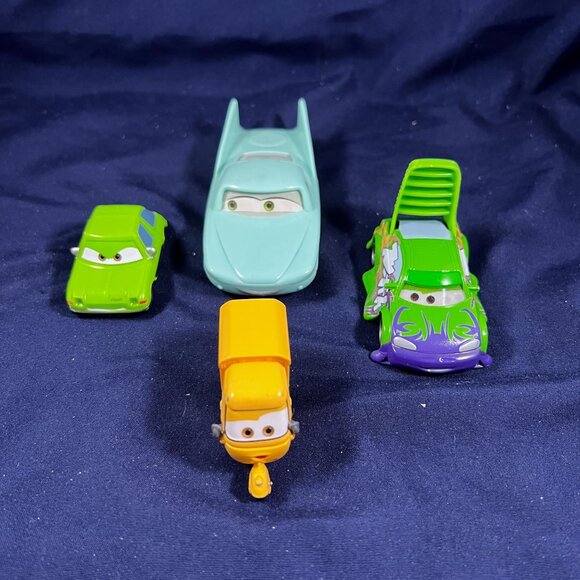 Disney Pixar Other - Lot Of 4 Disney Pixar Cars Diecast Figures Luigi Ramone Lightning McQueen & Pace
